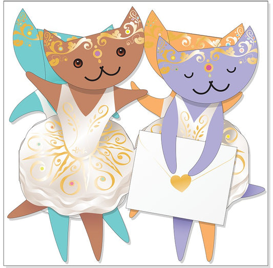 Special Delivery Card Collection - Cat - Ballet Cats