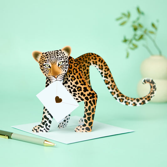 Special Delivery Card Collection - Wildlife - Leopard