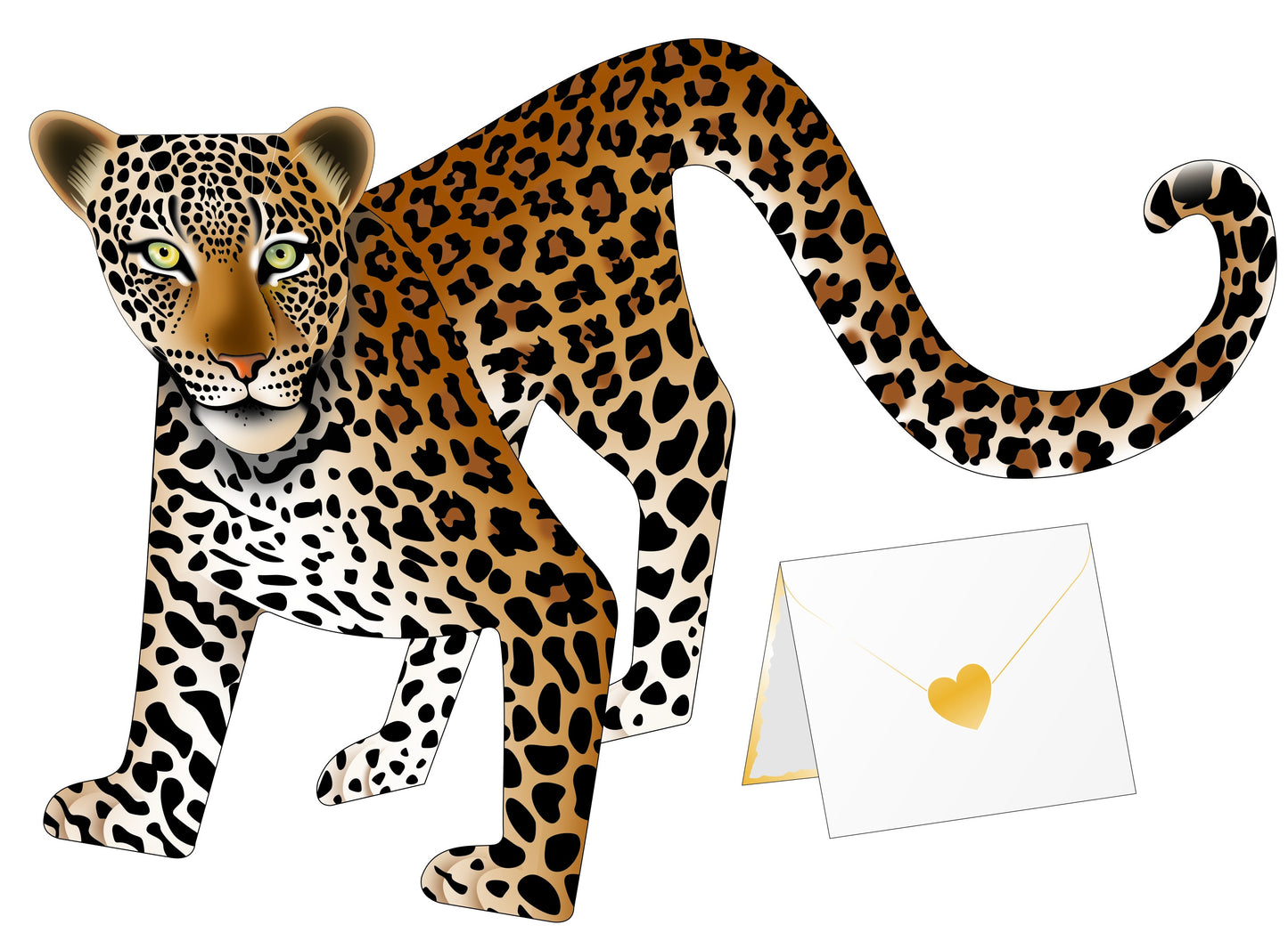 Special Delivery Card Collection - Wildlife - Leopard