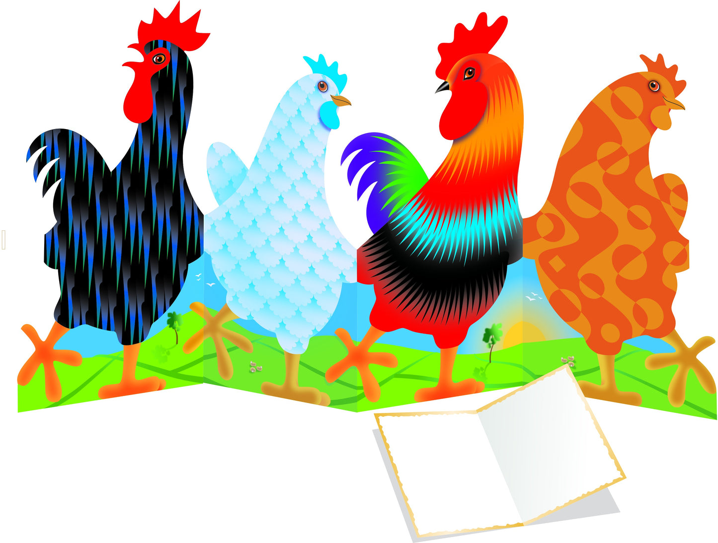 Special Delivery Card Collection - Wildlife - Chickens (Doodle Doo)
