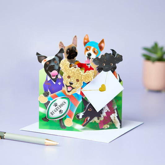 Special Delivery Card Collection - Dog - Rugby Dogs