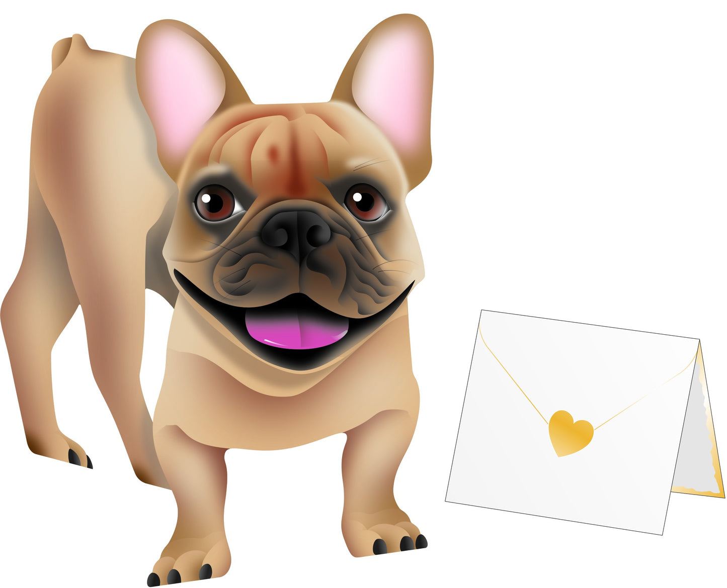 Special Delivery Card Collection - Dog - French Bulldog (Frenchie)