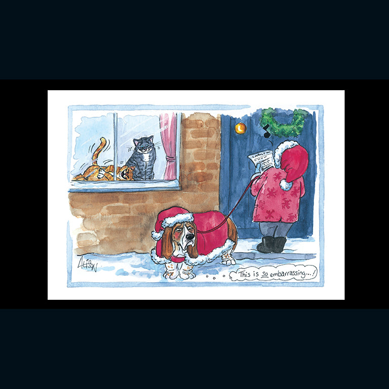 Christmas Cards (Single) - Alisons Animals - This is so embarrassing