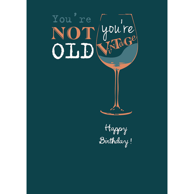 A Way With Words Card - Vintage
