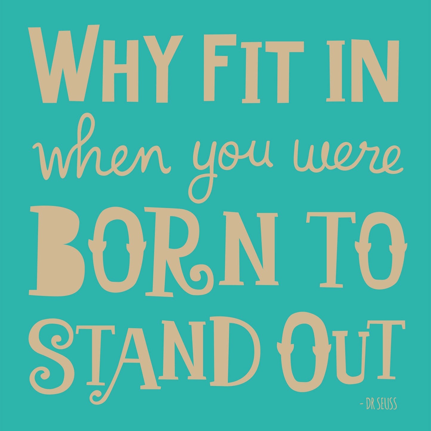 Just Saying Card - Why Fit In