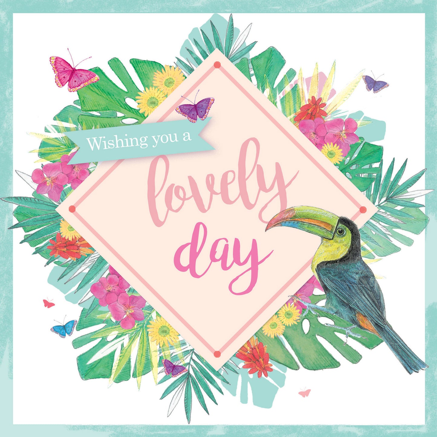 Summer Tropics Card - Tropical Toucan