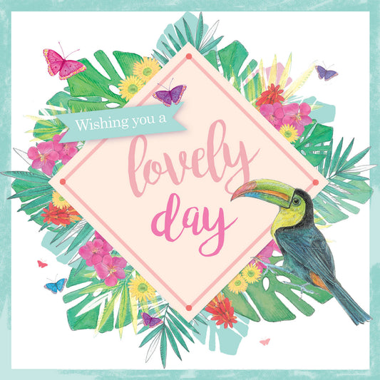 Summer Tropics Card - Tropical Toucan