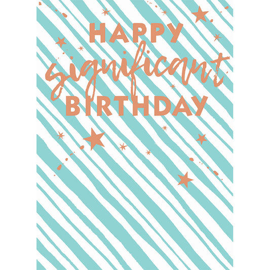 Age To Celebrate Card - Significant Birthday