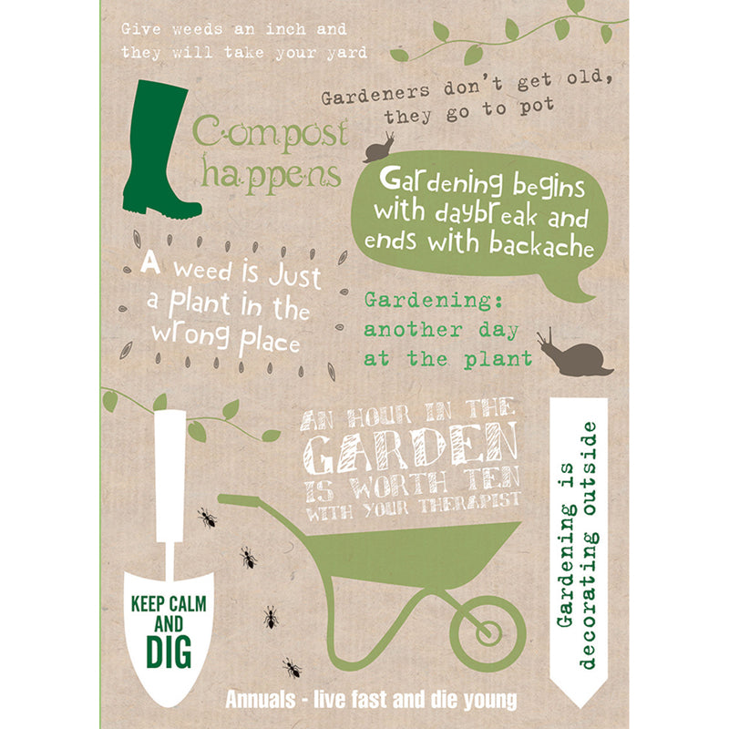 Just Saying Card - Gardening