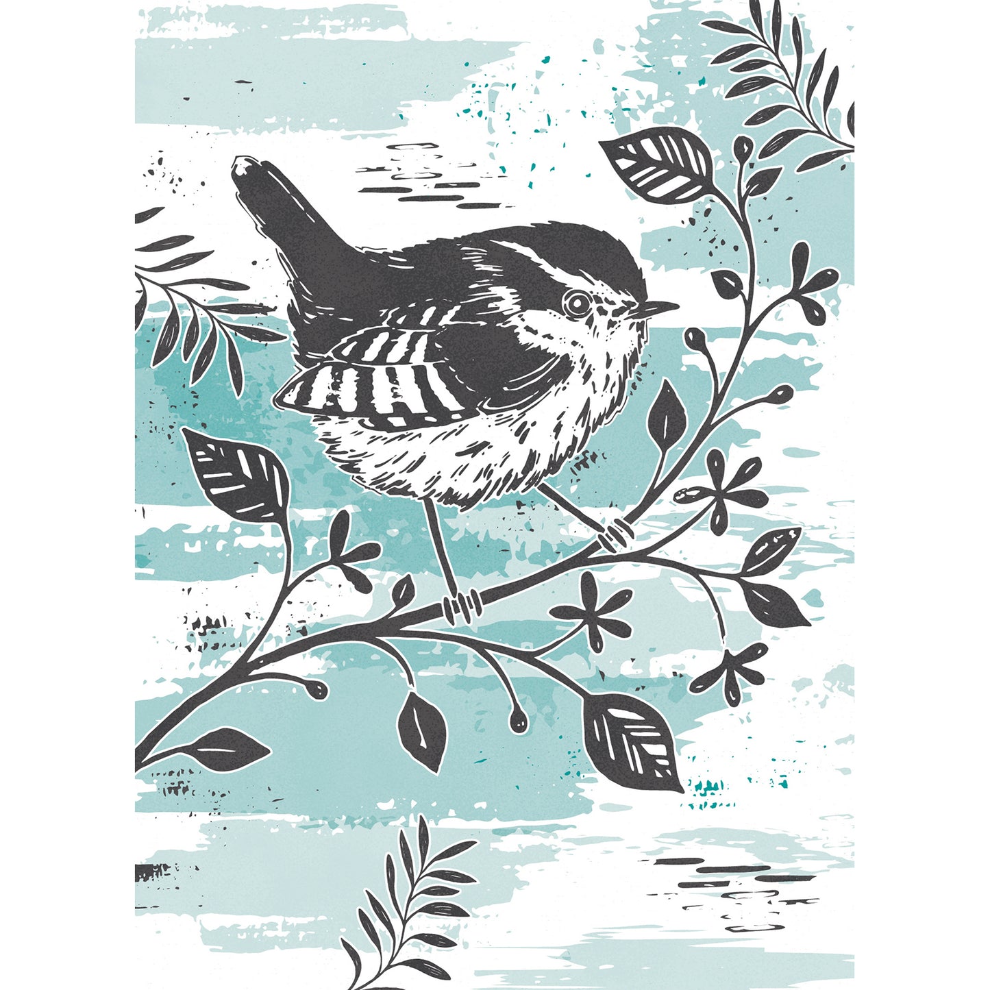 RSPB Card - Wild Meadow Card - Little Wren