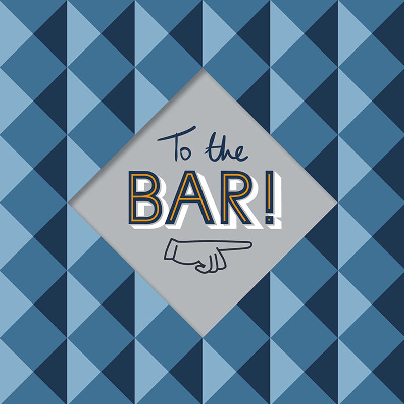 Man Of The Moment Card Collection - To The Bar
