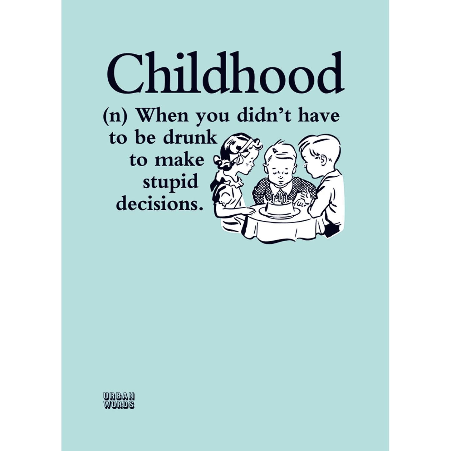 Urban Words Card Collection - Childhood