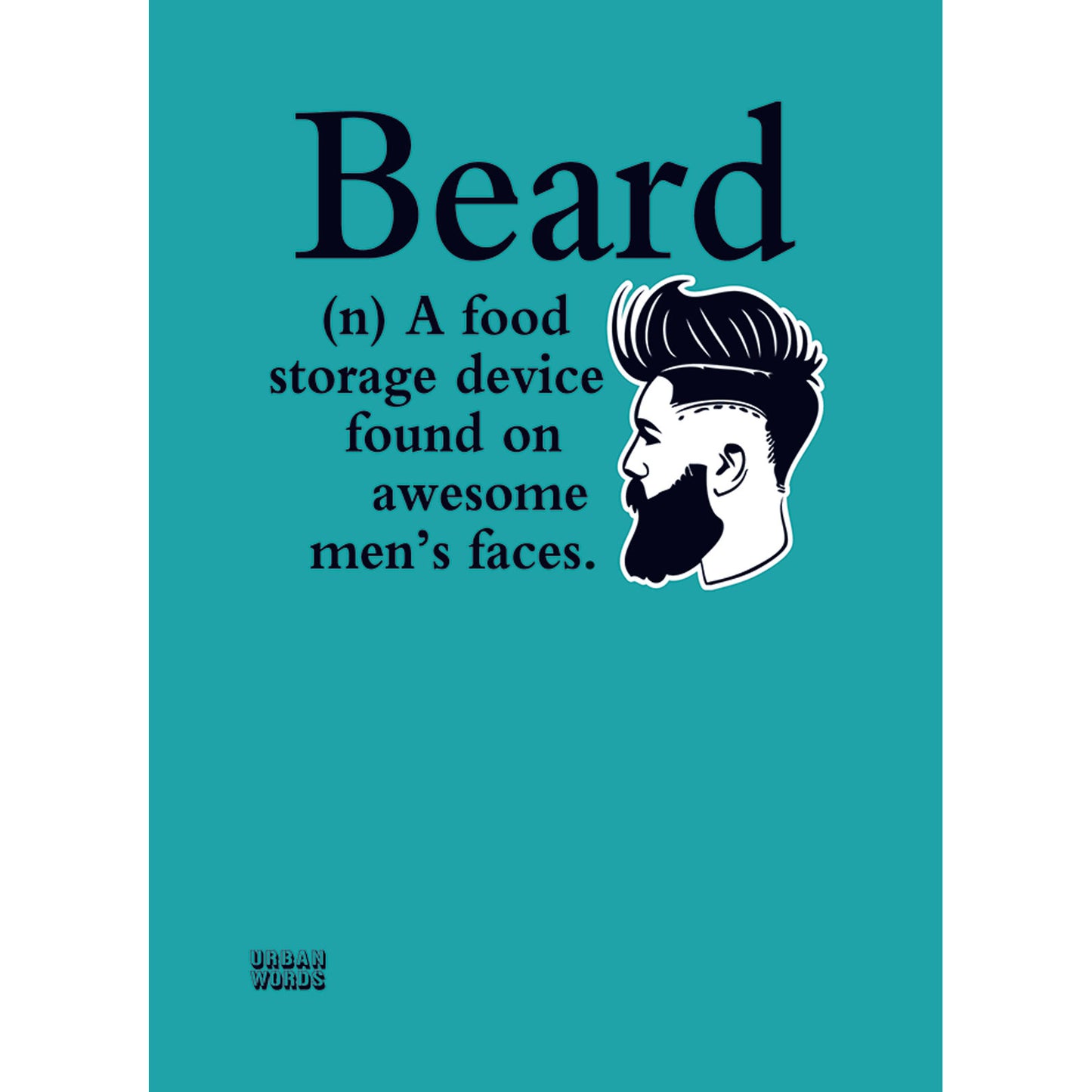 Urban Words Card Collection - Beard