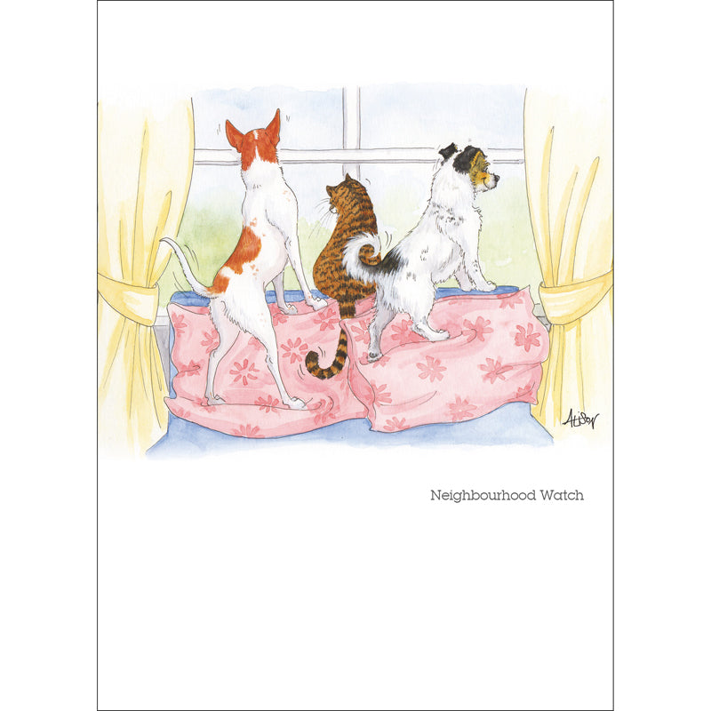 Alison's Animals Card - Neighbourhood Watch