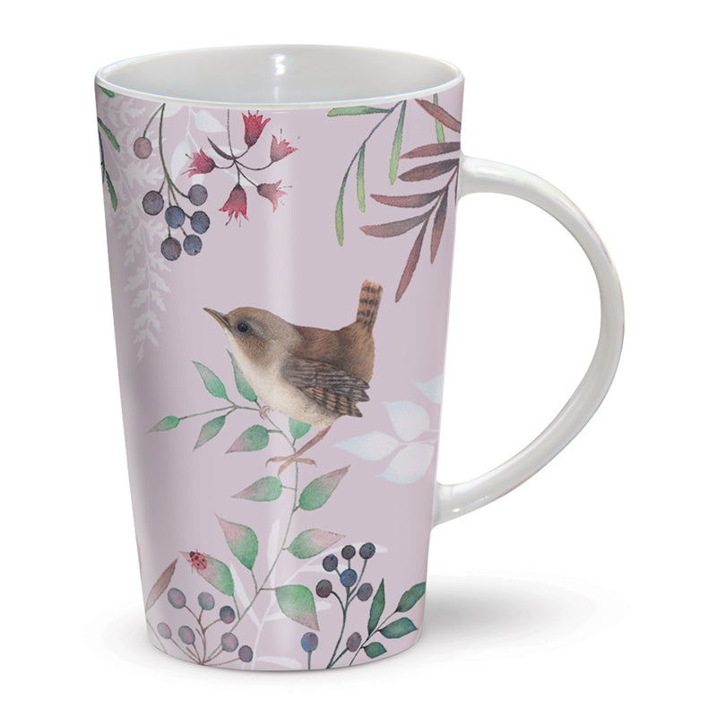Vintage Garden - Lilac Floral & Birds - The Riverbank Mug