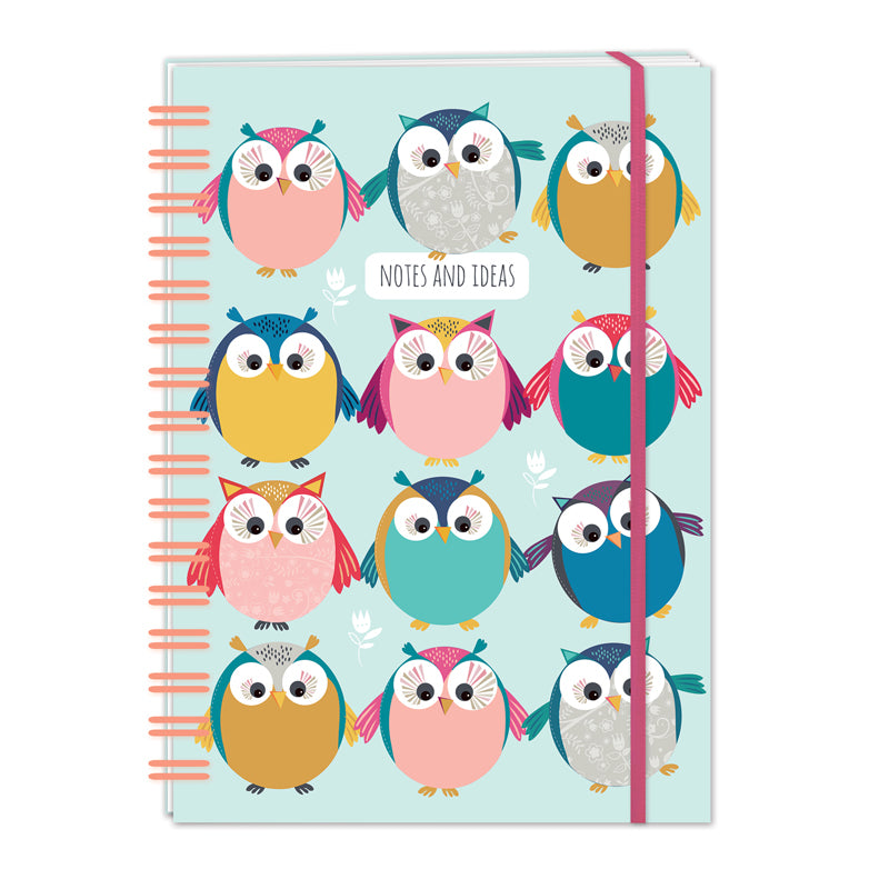 Little Owls Stationery - A5 Hardcover Notebook