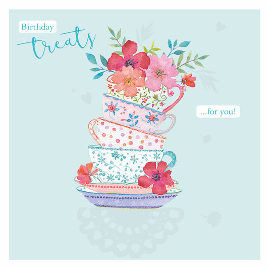 Say It With Flowers - Floral Teacups