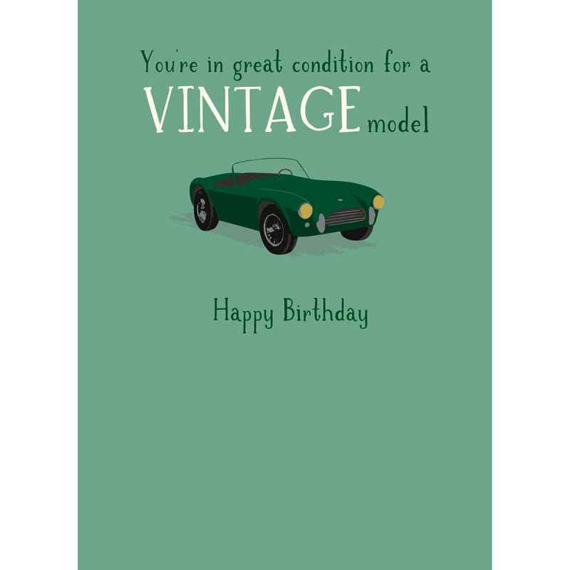Just Saying Card - Vintage Model