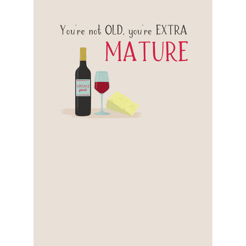 Just Saying Card - Extra Mature