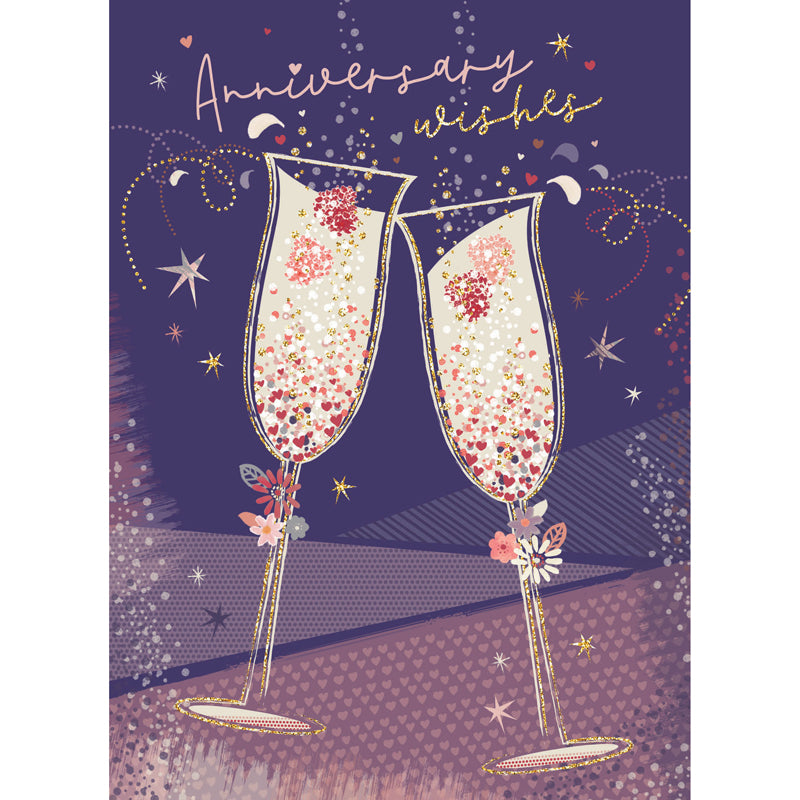 Anniversary Card - Anniversary Bubbles