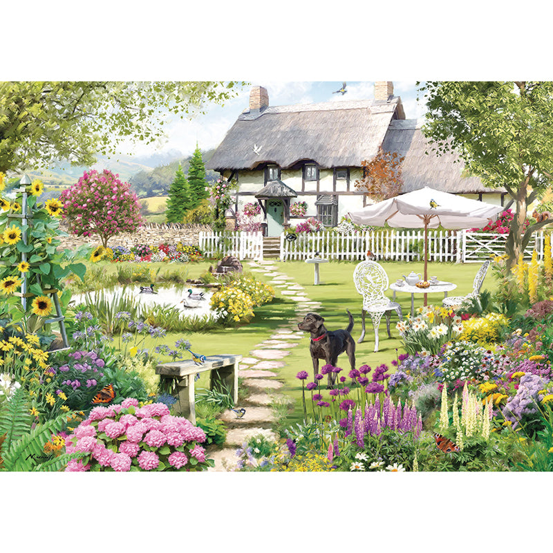 The Thatched Cottage - 1000 Piece Jigsaw Puzzle