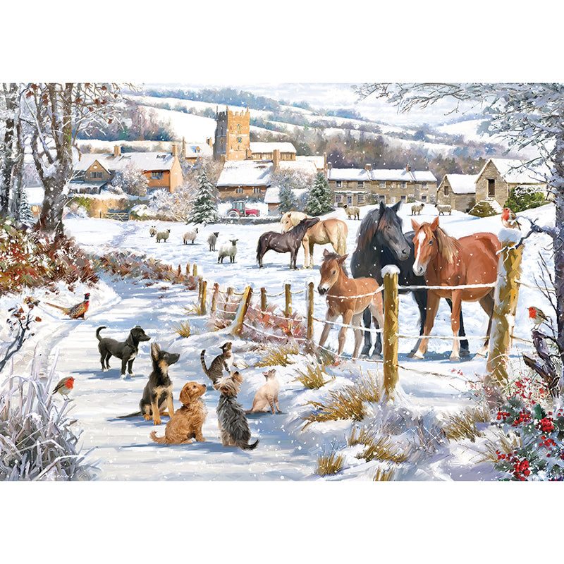 Winter Fields - 1000 Piece Jigsaw Puzzle