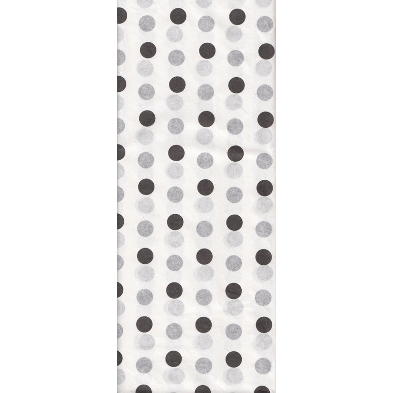 Tissue Pack - Black Dots (3 Sheets)