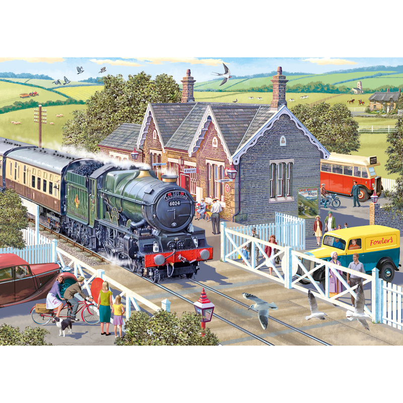 Village Station - 1000 Piece Jigsaw Puzzle