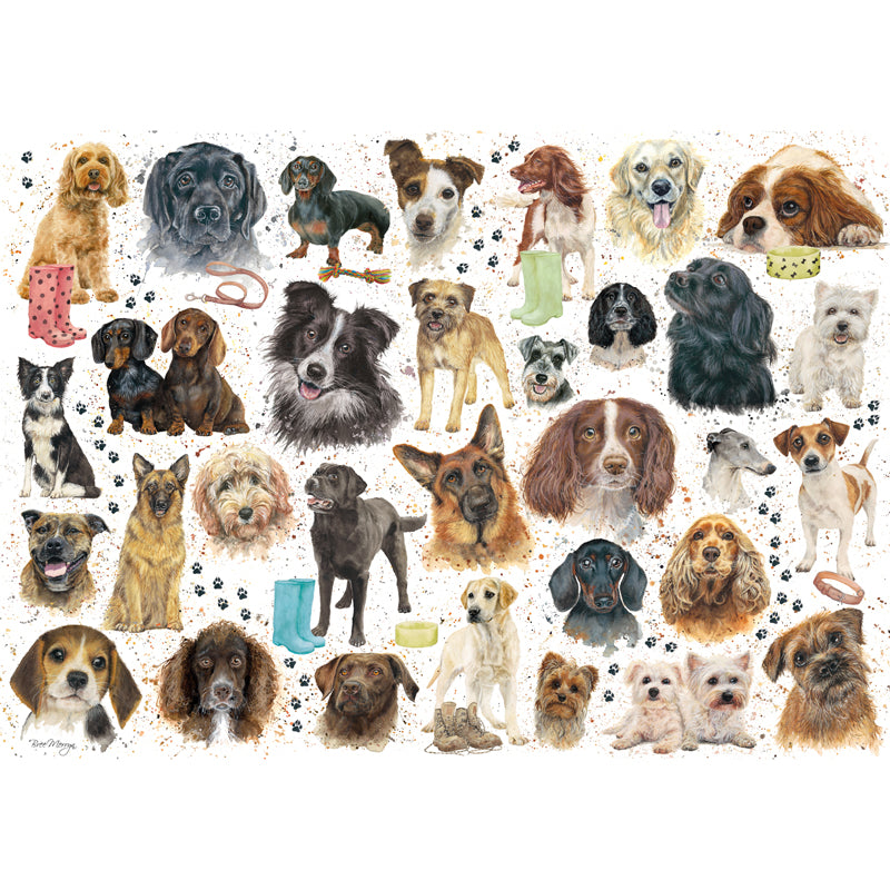 Bree Merryn - Dog Montage - 1000 Piece Jigsaw Puzzle