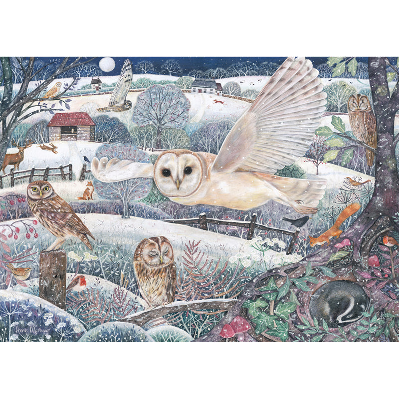 Owl Flight - 1000 Piece Jigsaw Puzzle