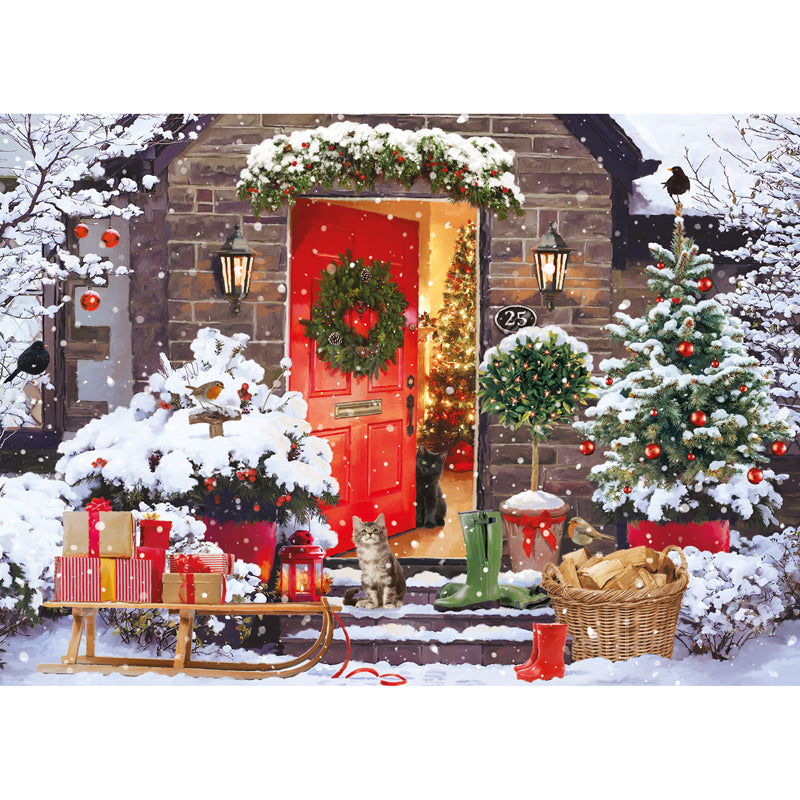Christmas Cottage - 1000 Piece Jigsaw Puzzle