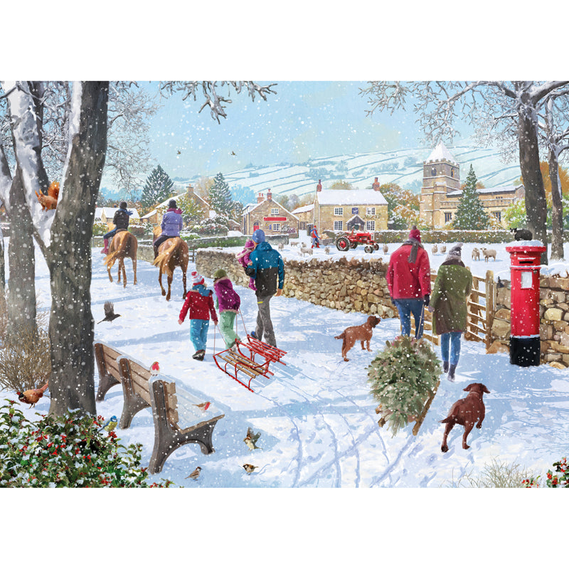 Christmas Walk - 1000 Piece Jigsaw Puzzle
