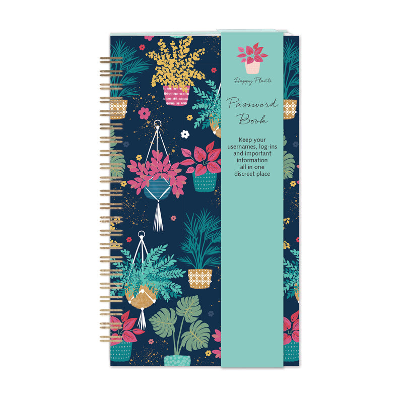 Happy Plants - Password Book – Otter House