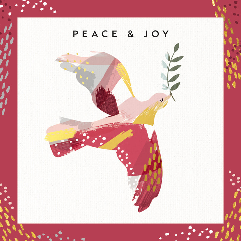 Peace & Joy - RSPB Small Square Christmas 10 Card Pack