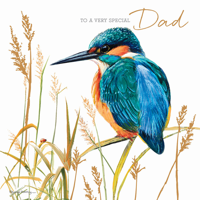Family Circle Card - Kingfisher (Dad)