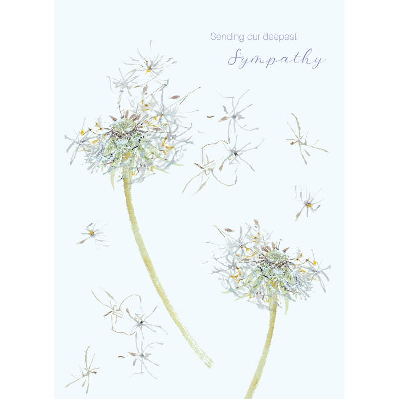 Sympathy Card - Dandelion Clock