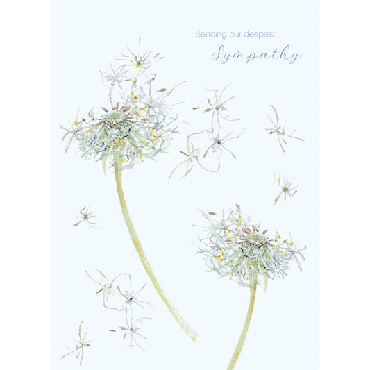 Sympathy Card - Dandelion Clock
