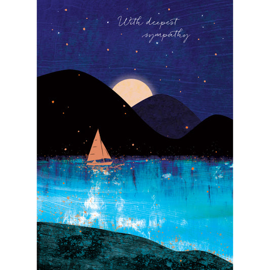 Sympathy Card - Sail Boat