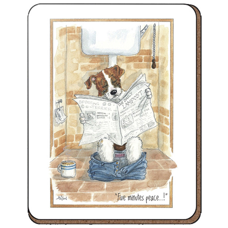 Fridge Magnet - Alison's Animals - Five minutes peace