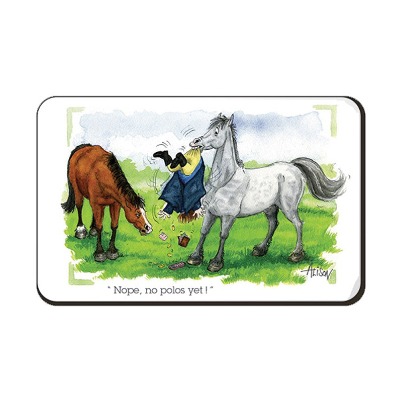 Fridge Magnet - Alison's Animals - Nope no polos