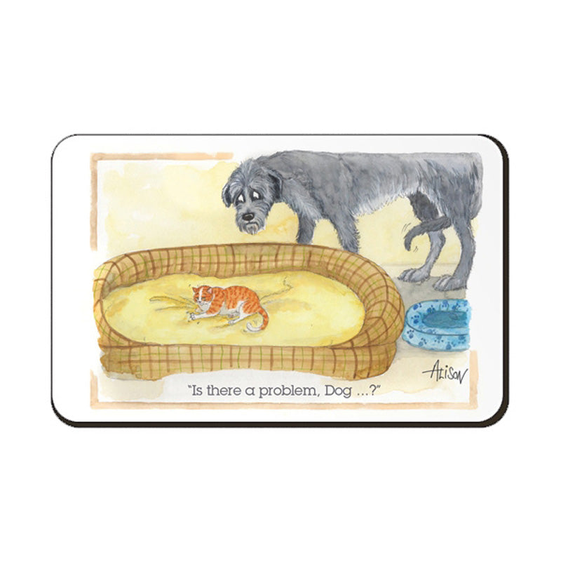 Fridge Magnet - Alison's Animals - Is there a problem, dog?