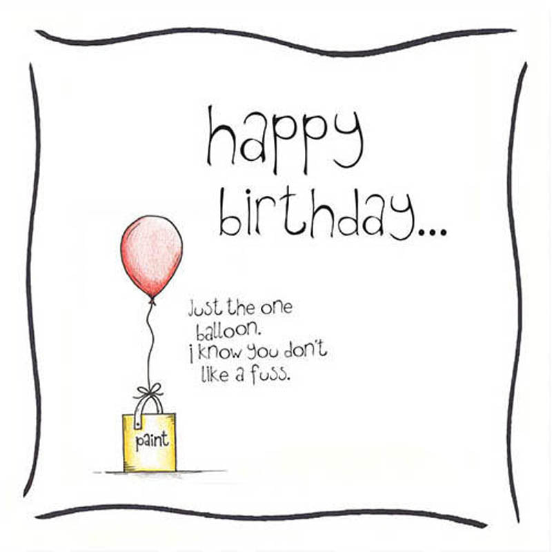 Alec's Cards - Just The One Balloon