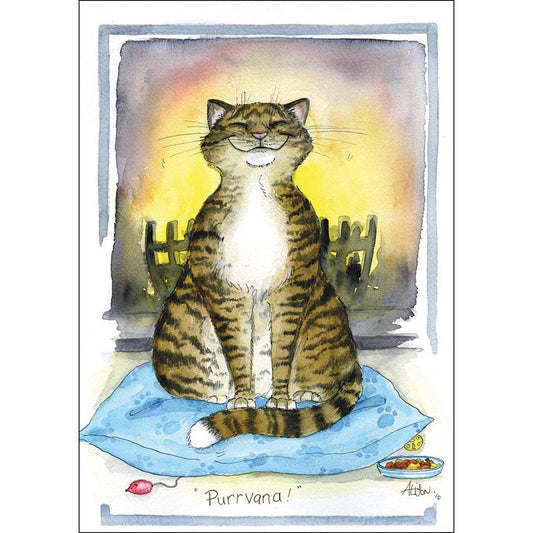 Alison's Animals Card - Purrvana!