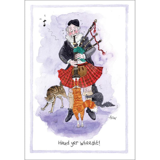 Alison's Animals Card - Haud Yer Wheesht