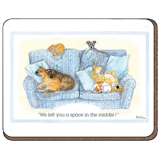 Coaster - Alison's Animals - We left you a space in the middle