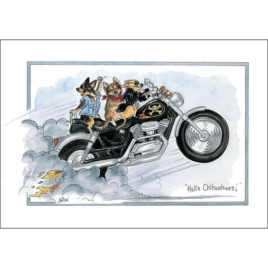 Alison's Animals Card - Hell's Chihuahuas