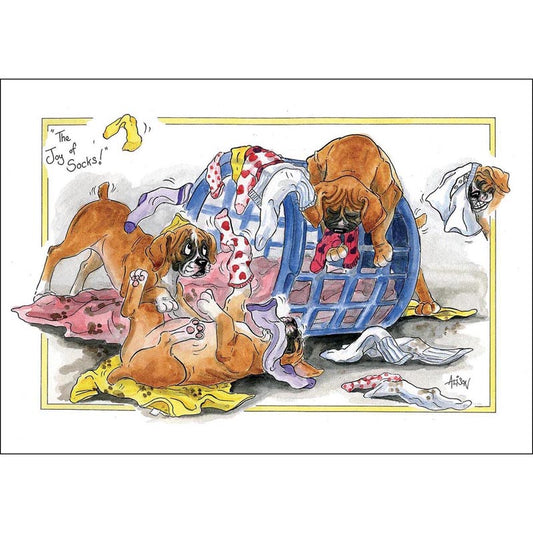 Alison's Animals Card - The Joy Of Socks