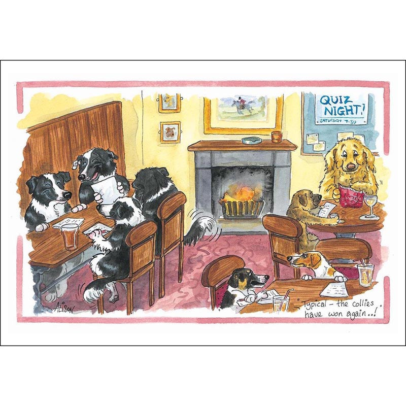 Alison's Animals Card - Quiz Night