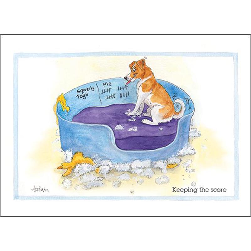 Alison's Animals Card - Keeping Score