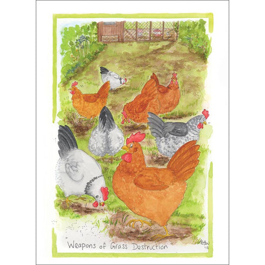 Alison's Animals Card - Weapons Of Grass Destruction